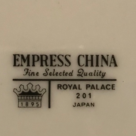 4 Salad/Dessert Plates “Royal Palace” By Empress China 7.5” - Picture 5 of 6